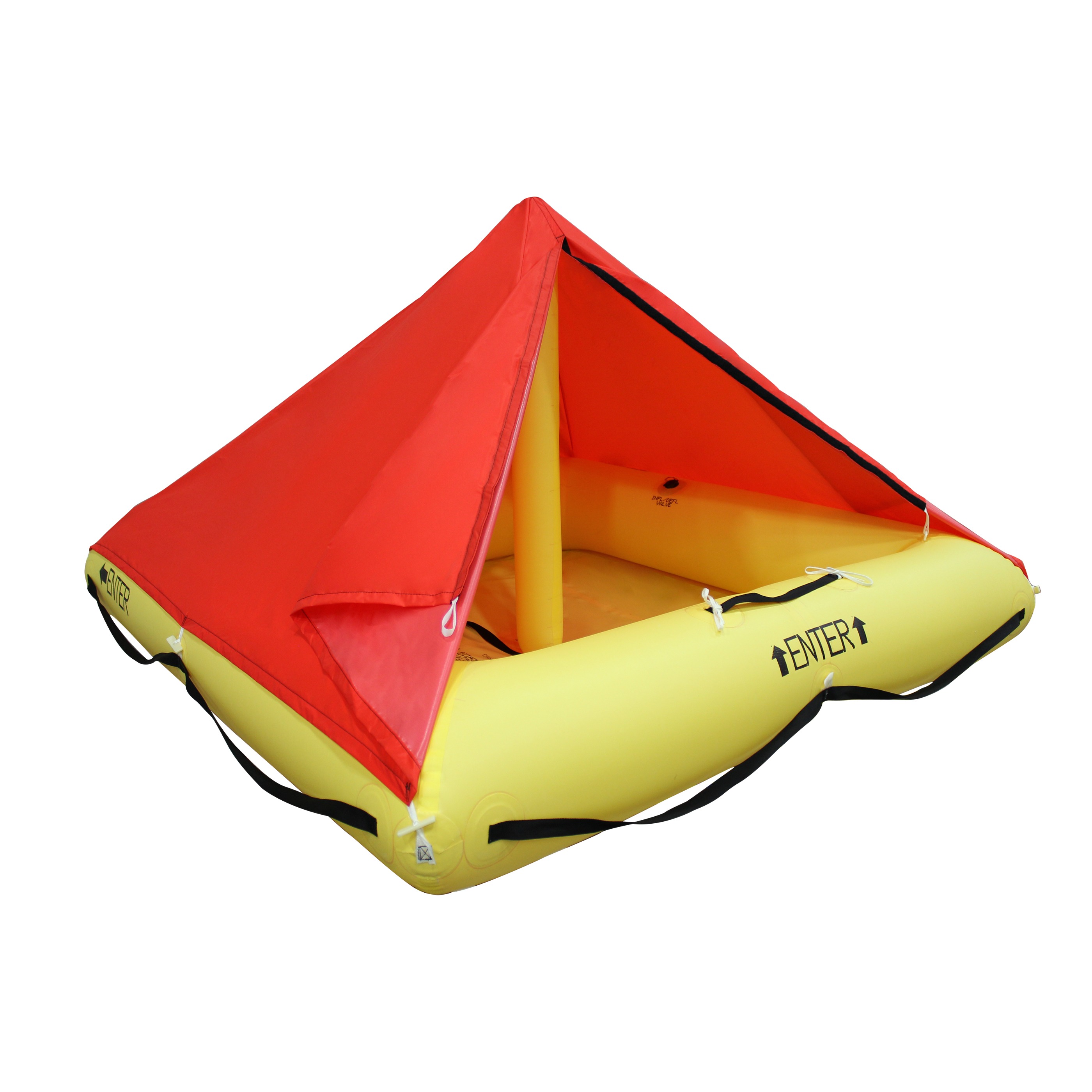 NON TSO 4 Person Life Raft with Canopy